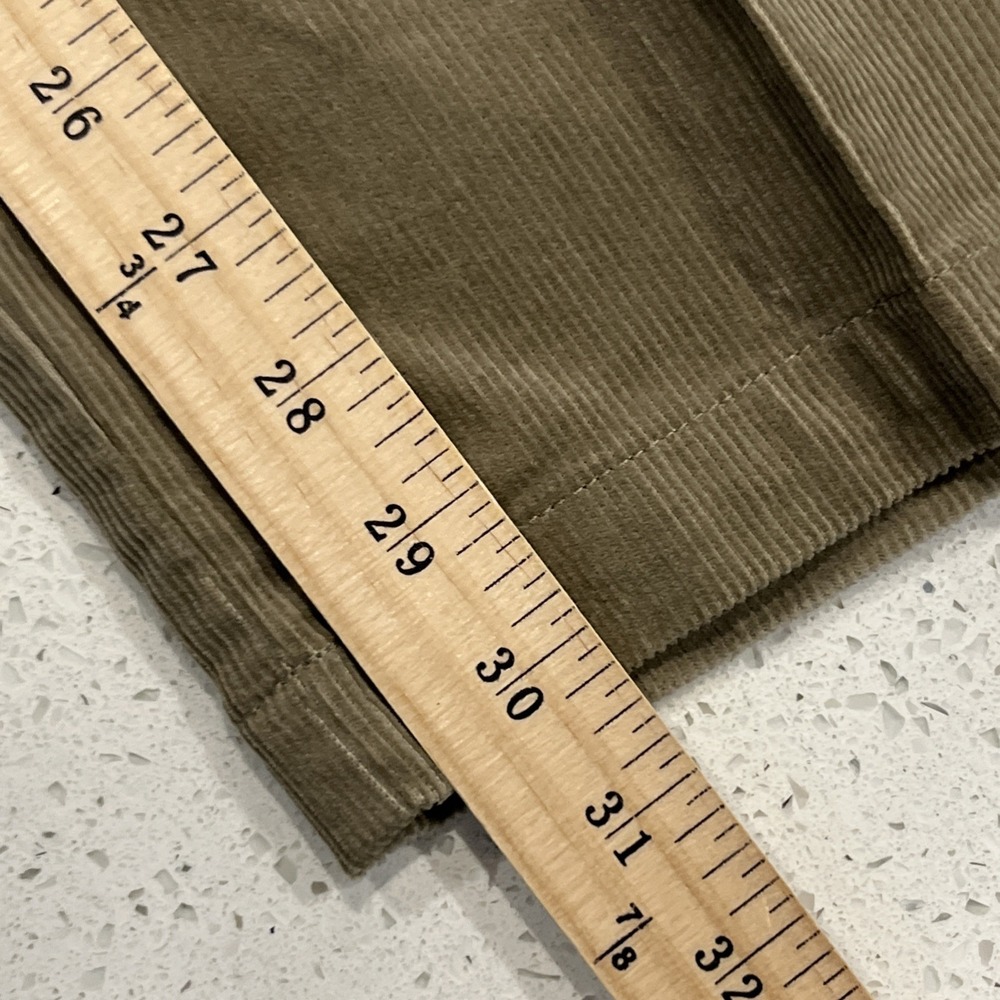 Haggar Pants Mens 38X30 Brown Corduroy Classic Pleated Comfort Fit Waist NWT - Picture 5 of 9